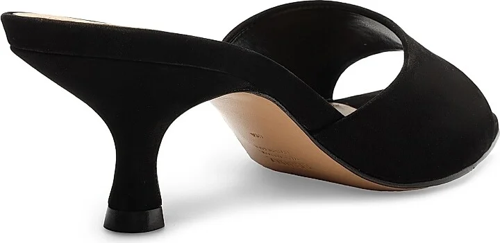 Women's Dethalia 65MM Suede Sandals - Black - Size 5 - Image 3
