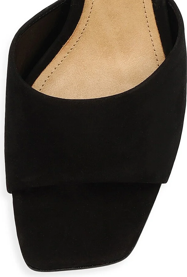 Women's Dethalia 65MM Suede Sandals - Black - Size 5 - Image 5