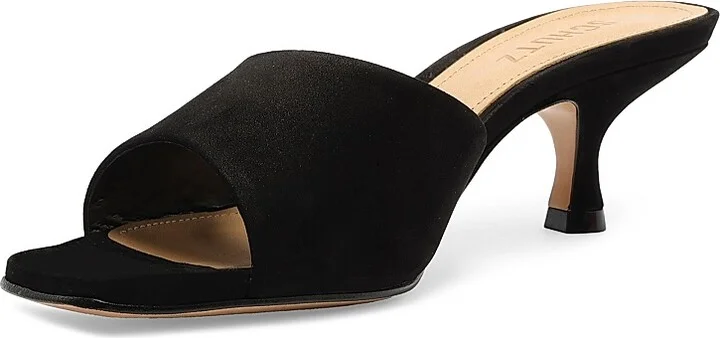 Women's Dethalia 65MM Suede Sandals - Black - Size 5 - Image 9