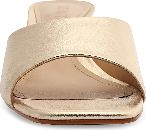 Women's Dethalia Metallic Leather Sandals - Platina - Size 5 - Image 5