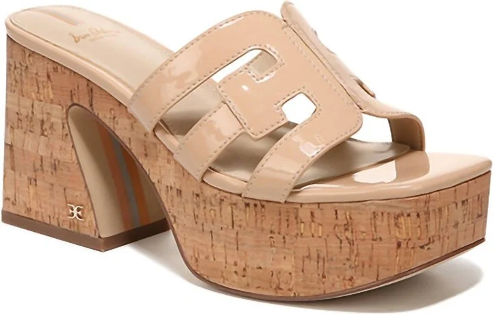 Women's Dev Platform Sandal In Beige Blush