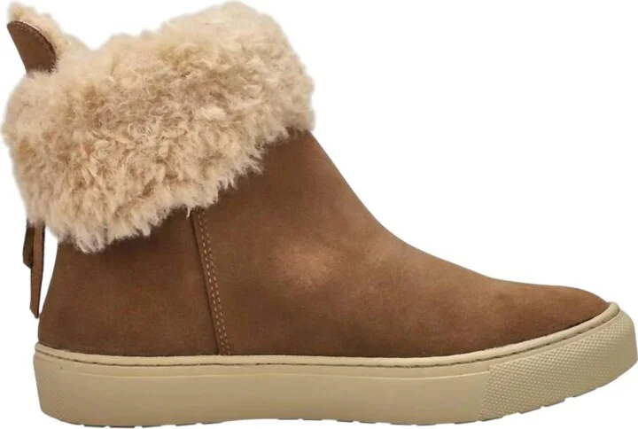 Women's Devon Boots In Draft Suede/teddy Fur