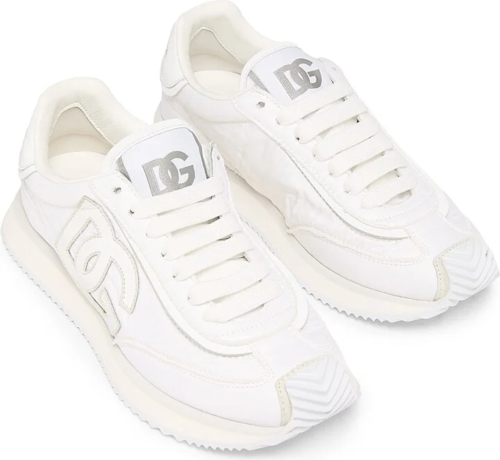 Women's DG Cushion Low-Top Sneakers - Bianco - Size 5 - Image 2