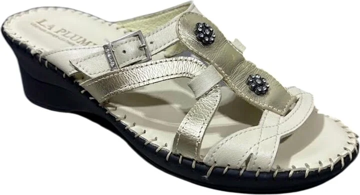 Women's Diamond Sandals In Bone/ Gold