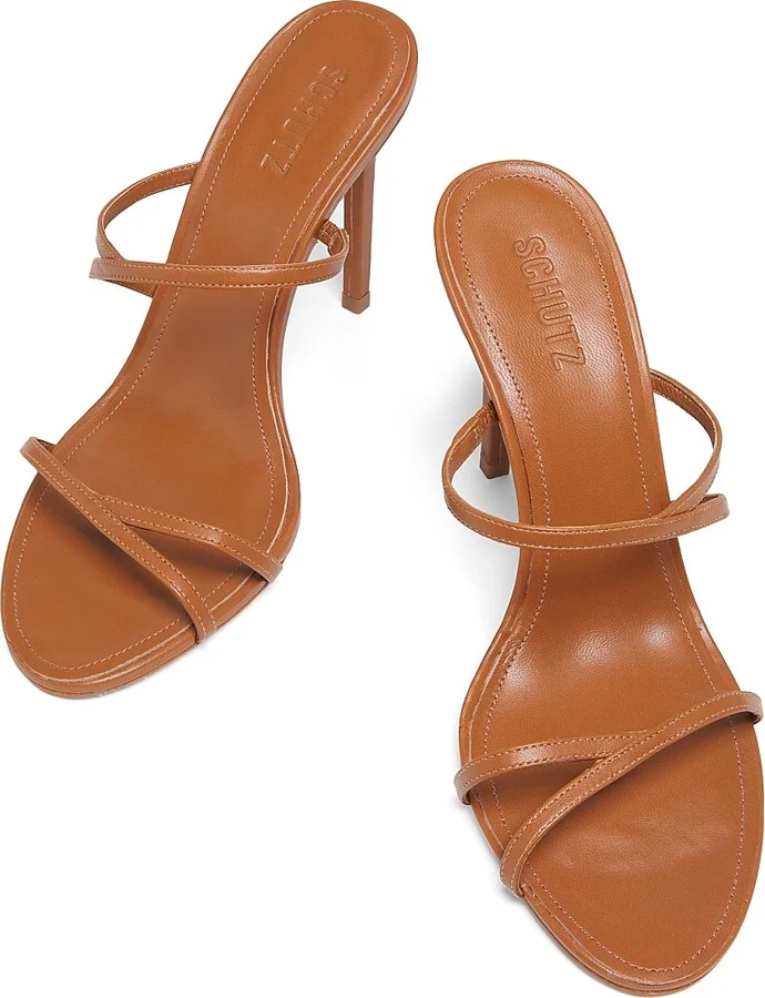 Women's Diana 100MM Stiletto Sandals - Cuoio - Size 5 - Image 4
