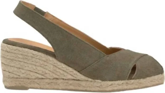 Women's Diana Peep-Toe Espadrille In Olive