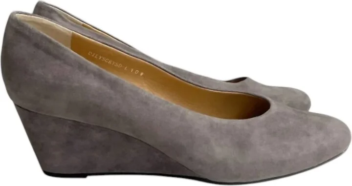 Women's Dilys Suede Heels In Grey Suede