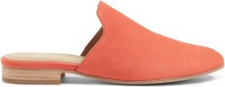 Women's Dion Suede Mule Shoes In Persimmon