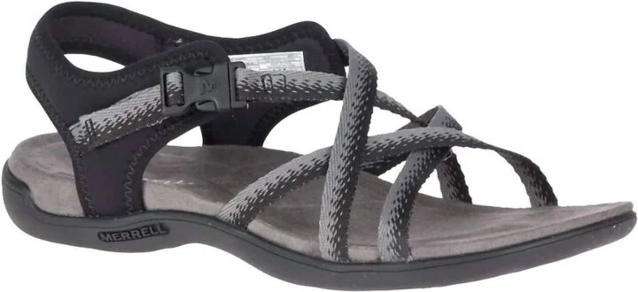 Women's District Muri Lattice Sandals In Black/charcoal