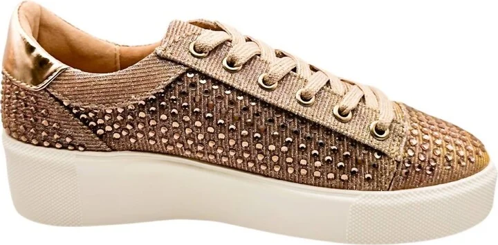 Women's Diva Sneaker In Rose Gold