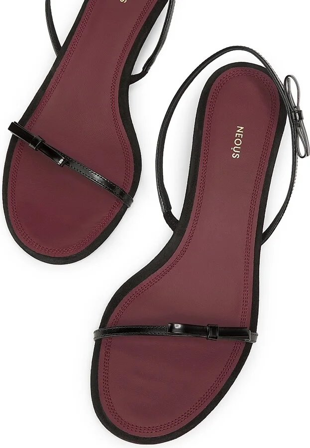 Women's Diwo 40MM Leather Slingback Sandals - Black - Size 5 - Image 4
