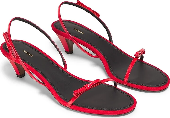 Women's Diwo 40MM Leather Slingback Sandals - Black - Size 5 - Image 7