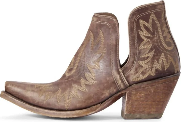Women'S Dixon Western Boots In Naturally Distressed Brown