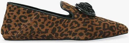 Womens Dk.Brn Com Chelsea Suede Flats Eur 35 / 2 Uk Women