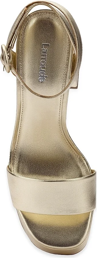 Women's Dolly Metallic Platform Sandals - Mettalic Platina - Size 10 - Image 5