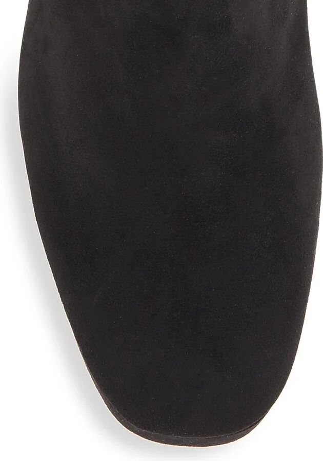 Women's Dolly Suede Platform Boots - Black - Size 10 - Image 4