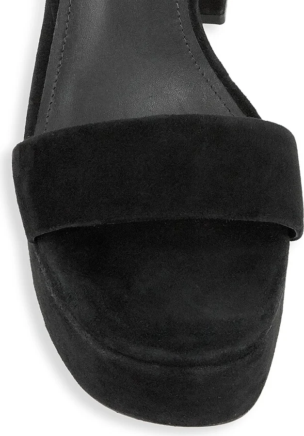 Women's Dolly Suede Platform Sandals - Black - Size 10 - Image 4