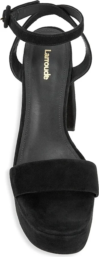 Women's Dolly Suede Platform Sandals - Black - Size 10 - Image 5