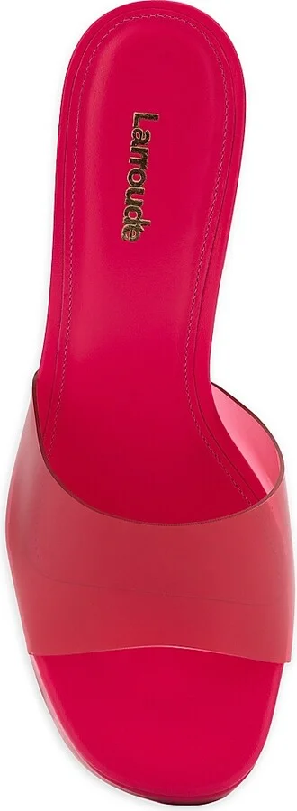 Women's Dolly Vinyl Platform Mules - Pink - Size 7 - Image 5
