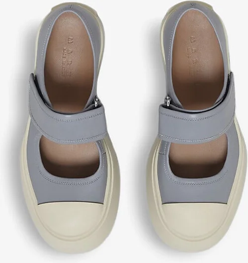 Womens Dolphin Pablo Leather Mary Jane Trainers Eur 35 / 2 Uk Women - Image 2