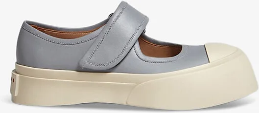 Womens Dolphin Pablo Leather Mary Jane Trainers Eur 35 / 2 Uk Women