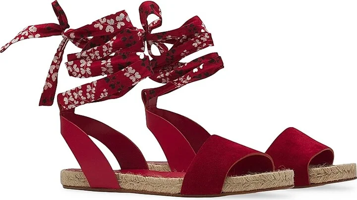 Women's Domra Flat Suede Sandals - Lin - Size 5 - Image 7