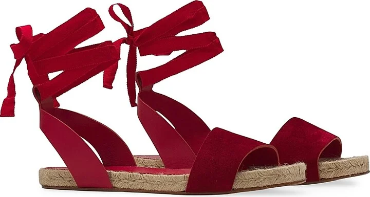 Women's Domra Flat Suede Sandals - Lin - Size 5 - Image 8