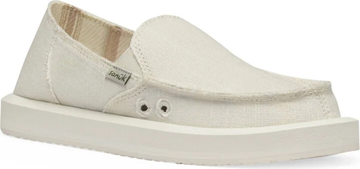 Women's Donna Hemp Shoe In White