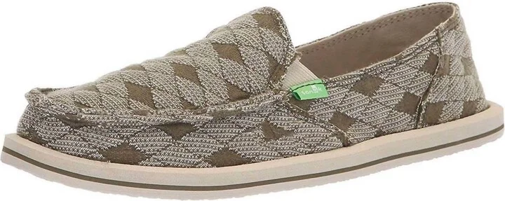 Women's Donna Quilt Slip-On Shoes In Burnt Olive Argyle