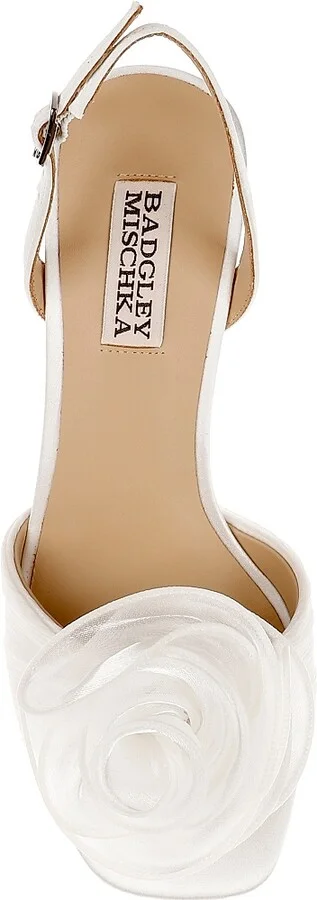 Women's Dora 65MM Satin Sandals - White - Size 6 - Image 5