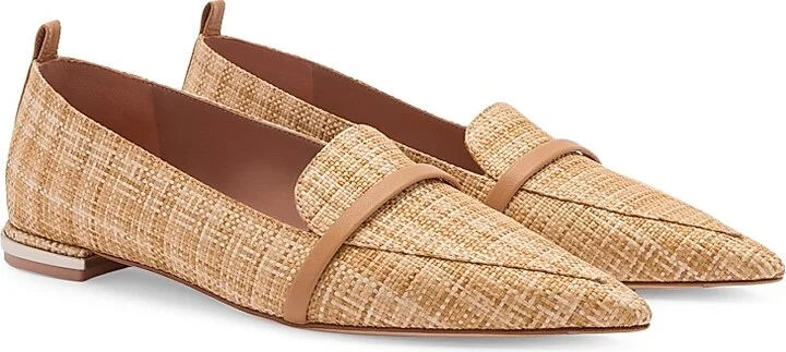 Women's Dora Raffia Loafers - Legno Honey - Size 10 - Image 2