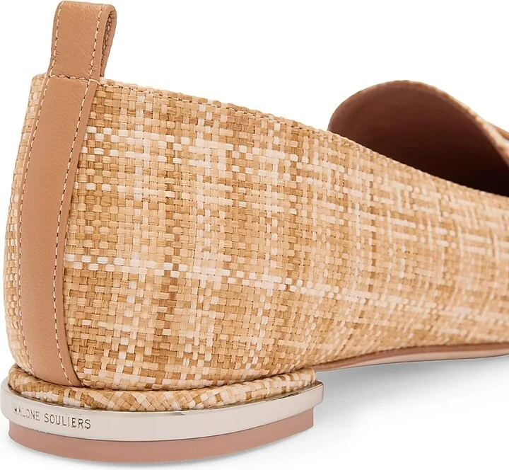 Women's Dora Raffia Loafers - Legno Honey - Size 10 - Image 4