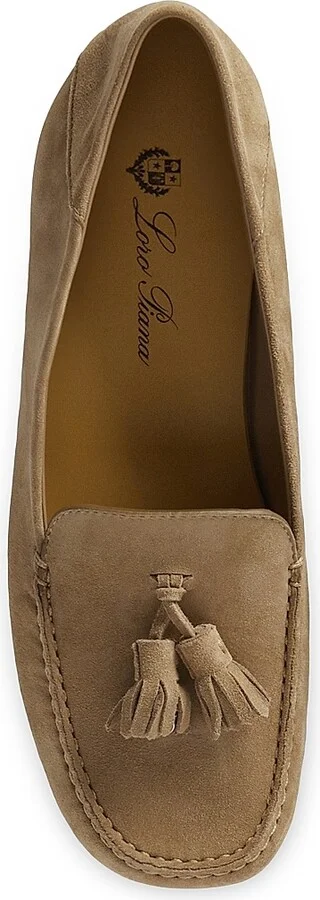 Women's Dot Sole Leather Moccasin Loafers - Cashew Butter - Size 5 - Image 10