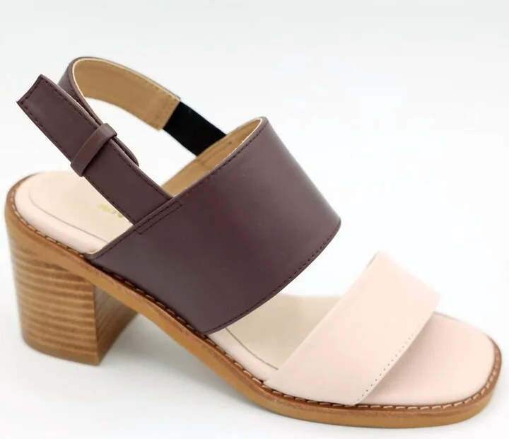Women's Double Band Heel In Pink
