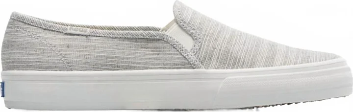 Women's Double Decker Static Ticking Stripe Shoe In Grey