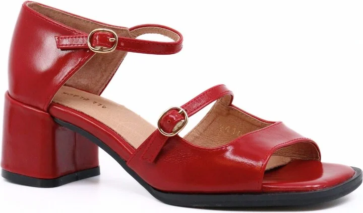 Women's Double Jane Sandals In Ot Red