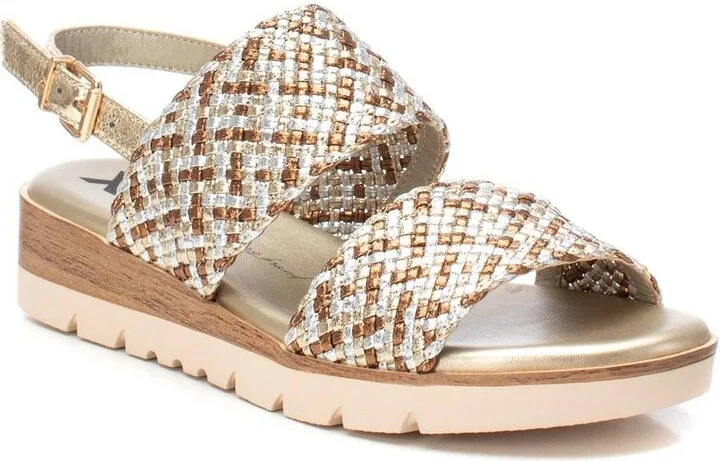 Women's Double Strap Flat Sandals By Xti - Image 2
