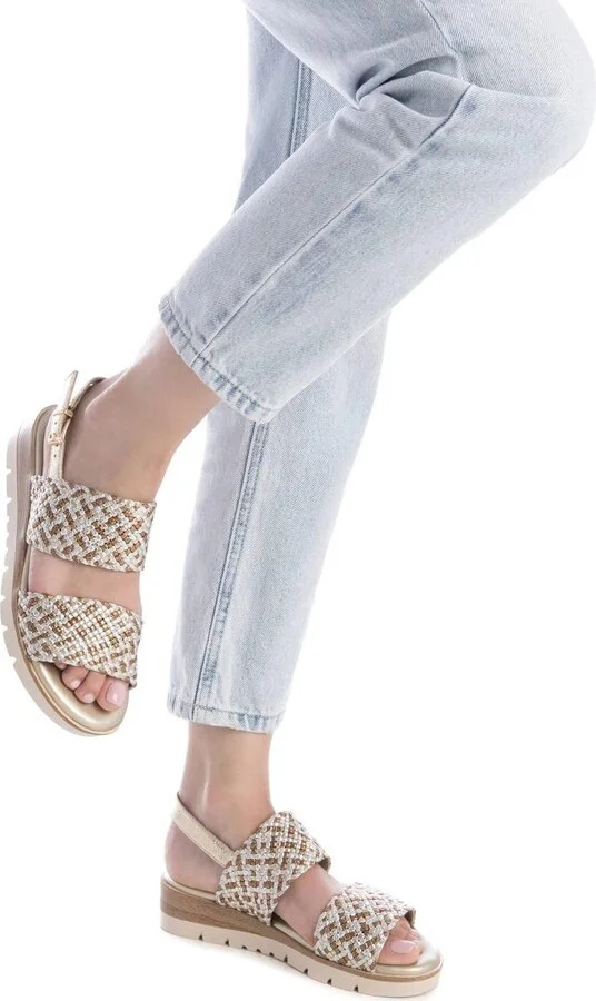 Women's Double Strap Flat Sandals By Xti - Image 3