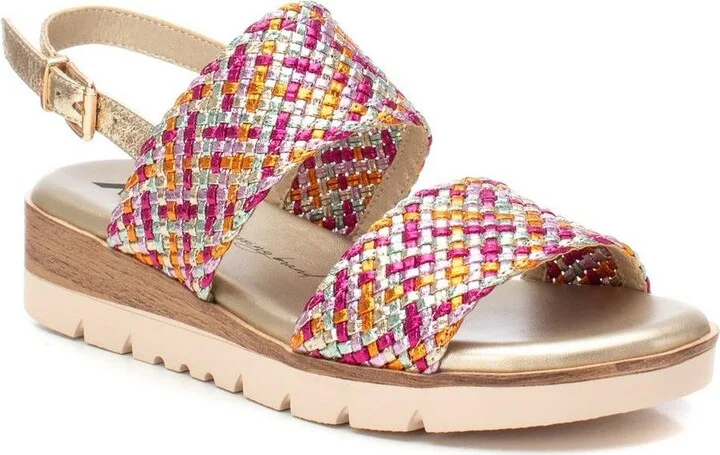 Women's Double Strap Flat Sandals By Xti - Image 6