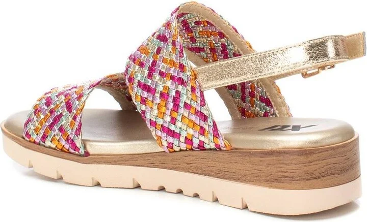 Women's Double Strap Flat Sandals By Xti - Image 8