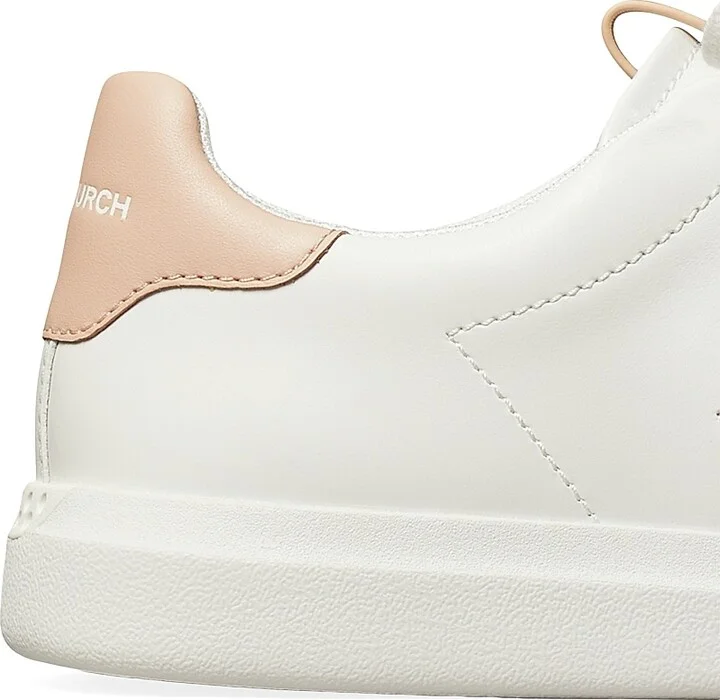 Women's Double T Howell Court Low-Top Sneakers - White Shell Pink - Size 10.5 - Image 4