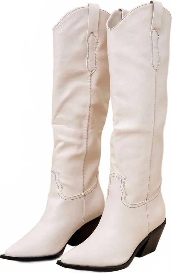 Women's Dowdy Boots In Ivory