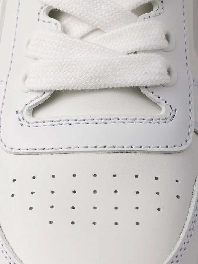Women's Downtown Bold Leather Sneakers - White - Size 9 - Image 4