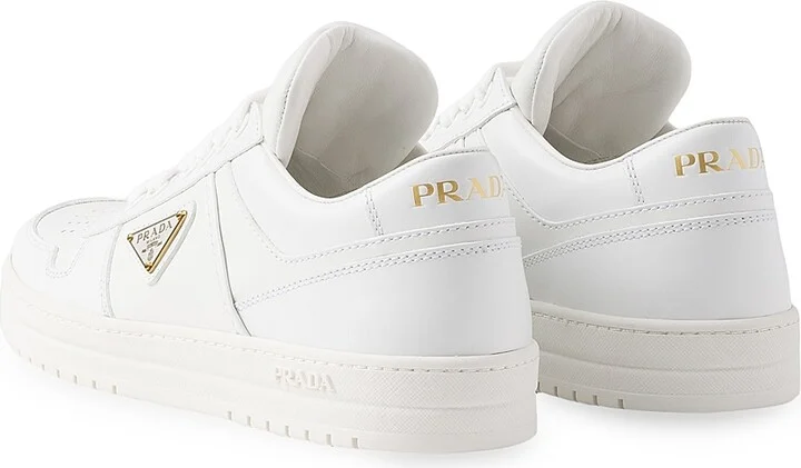 Women's Downtown Leather Sneakers - White - Size 7 - Image 3