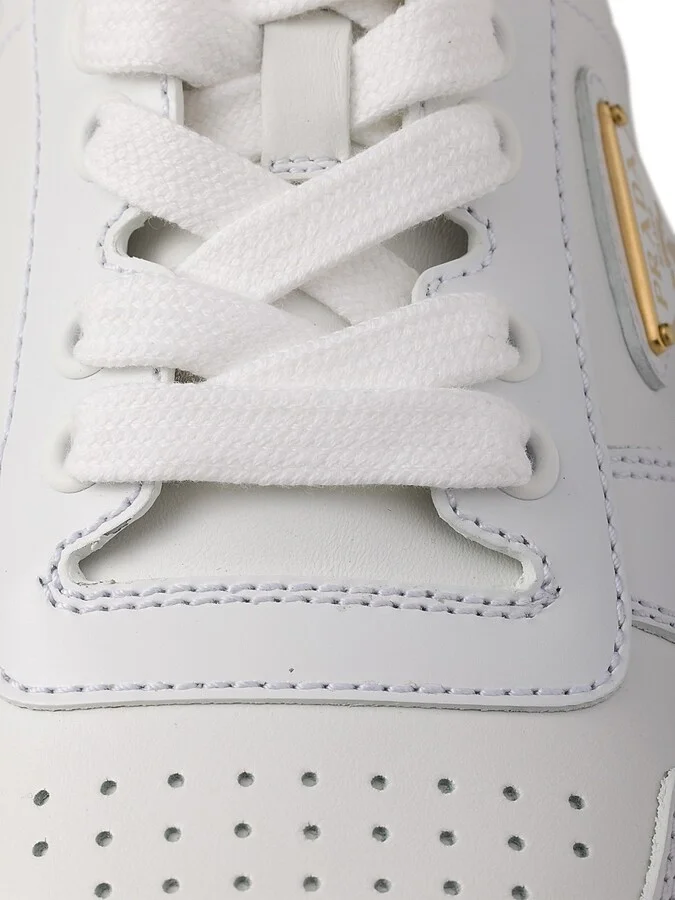 Women's Downtown Leather Sneakers - White - Size 7 - Image 4