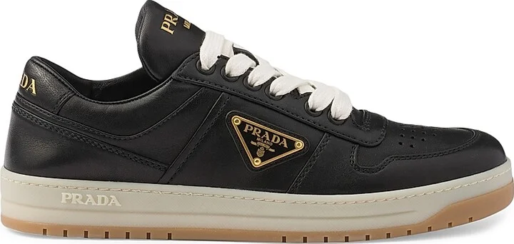 Women's Downtown Nappa Leather Sneakers - Black - Size 6