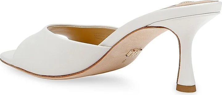 Women's Draya Leather Sandals - White - Size 7 - Image 3