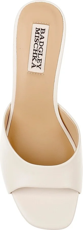 Women's Draya Leather Sandals - White - Size 7 - Image 5