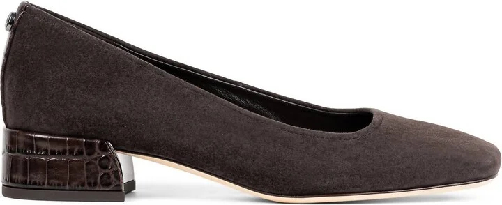 Women's Dreww Pump Shoes In Dark Brown Suede