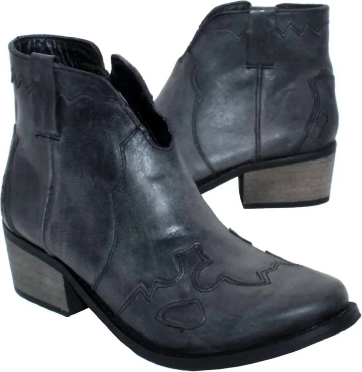 Women's Drexel Genuine Leather Bootie In Black